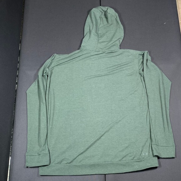 NIKE DRI-FIT Men`s Size XXL Green Running Zip-Up Hoodie 933428-932 - Picture 2 of 9